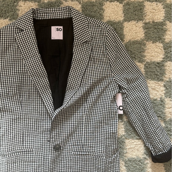 NWT Black and White Blazer - Picture 2 of 5